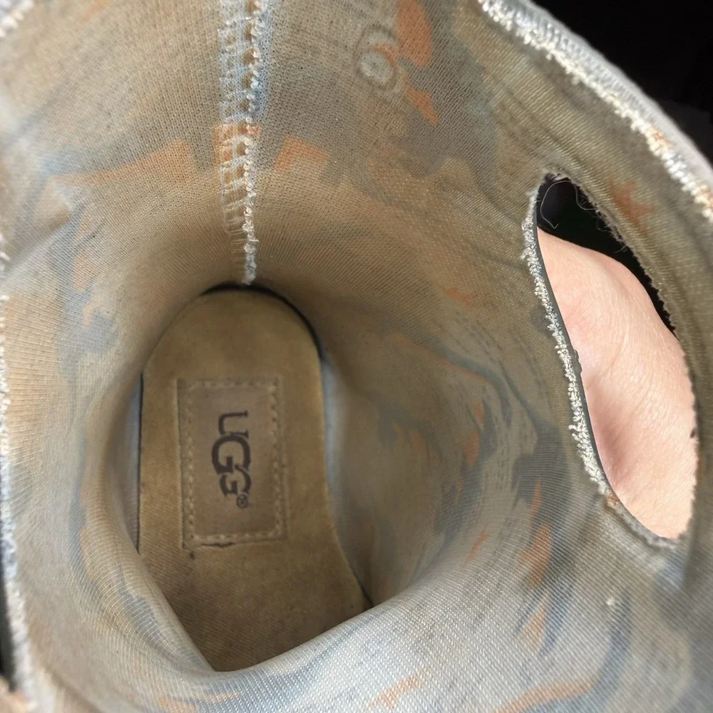 UGG RARE Little Kids Toddler Rahjee Desert Dino Rain Boots, size 6